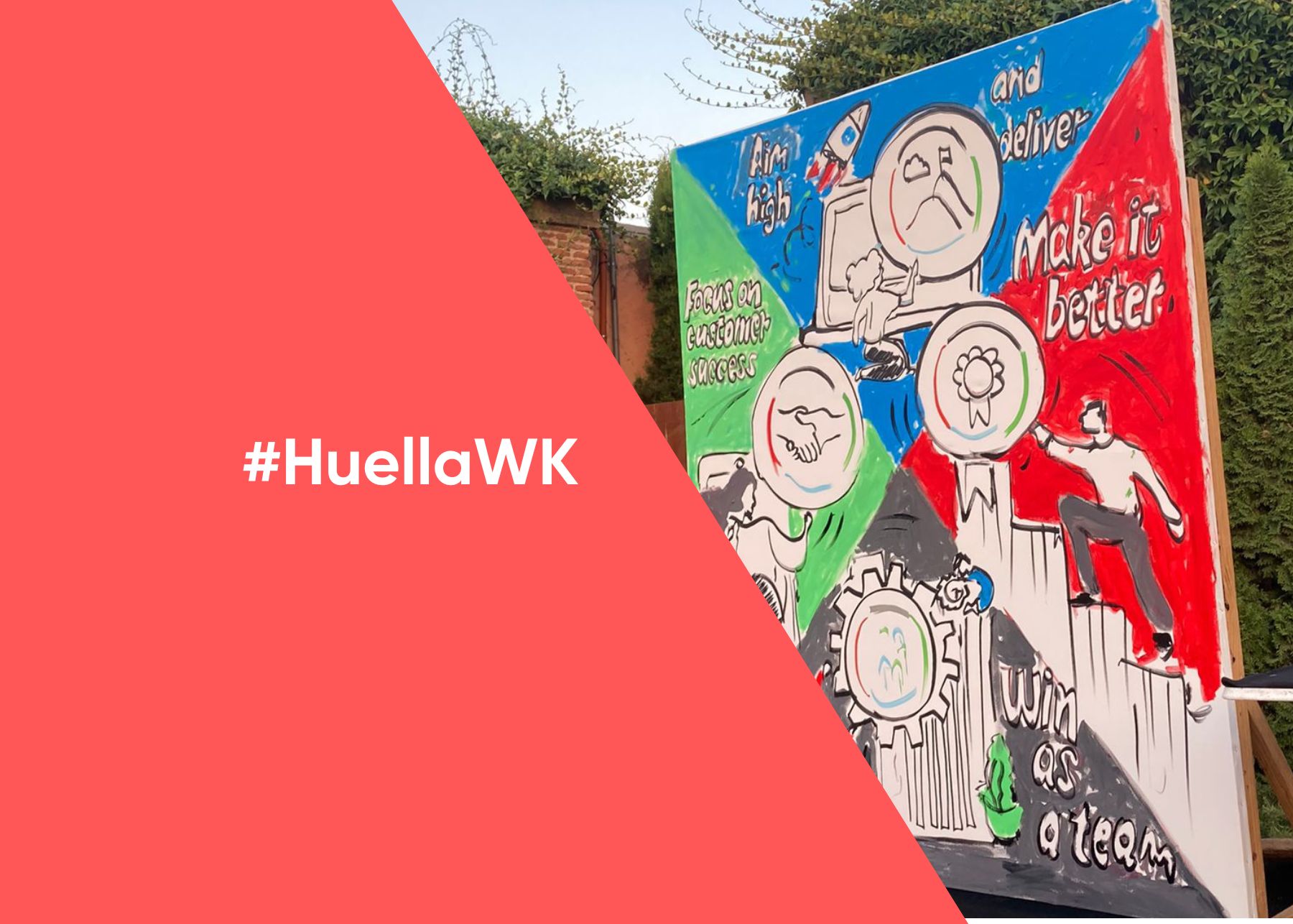 Speed Painting para evento #HuellaWK