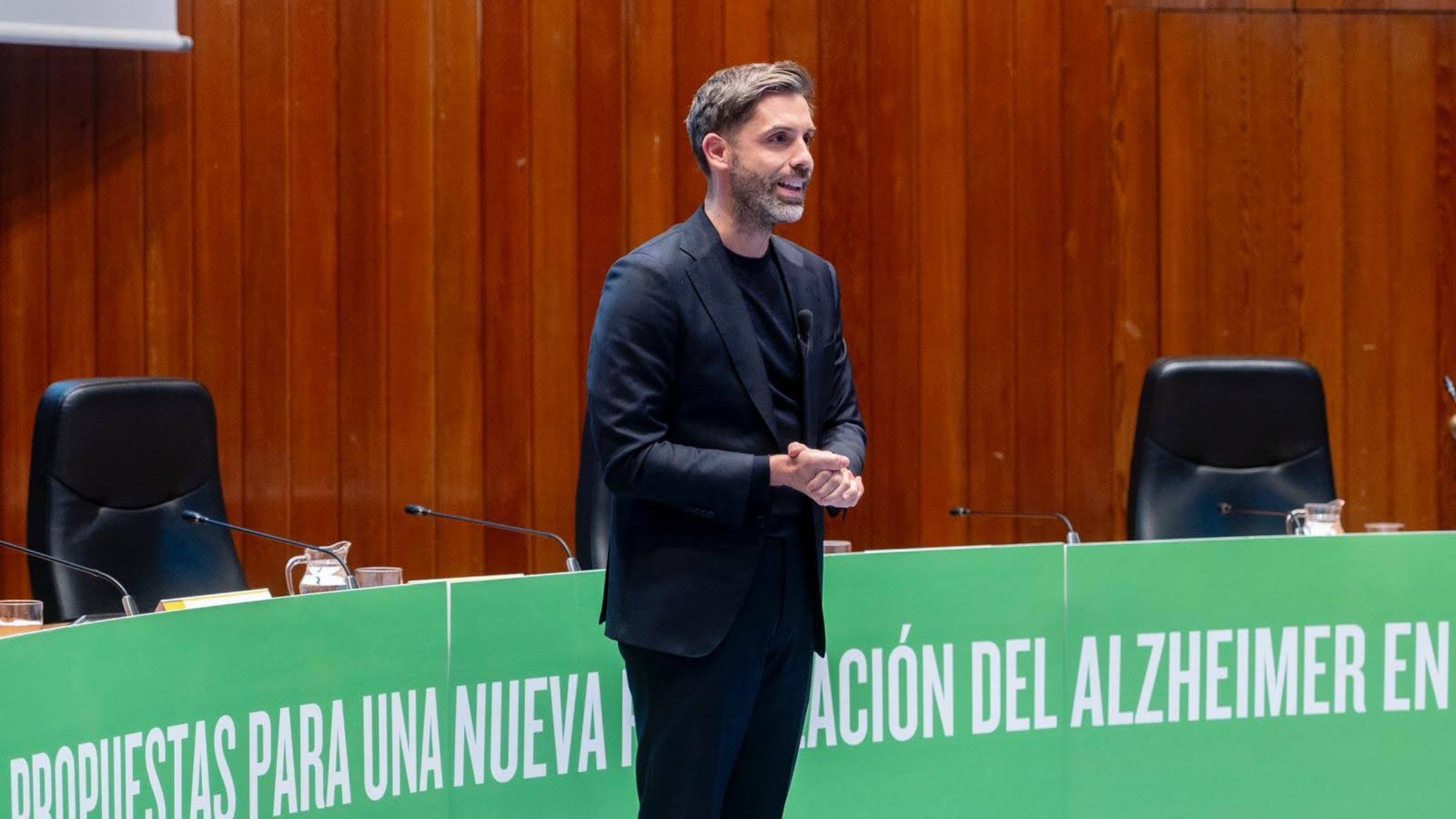 José Yélamo en el evento del Observatorio del Alzheimer y las Demencias